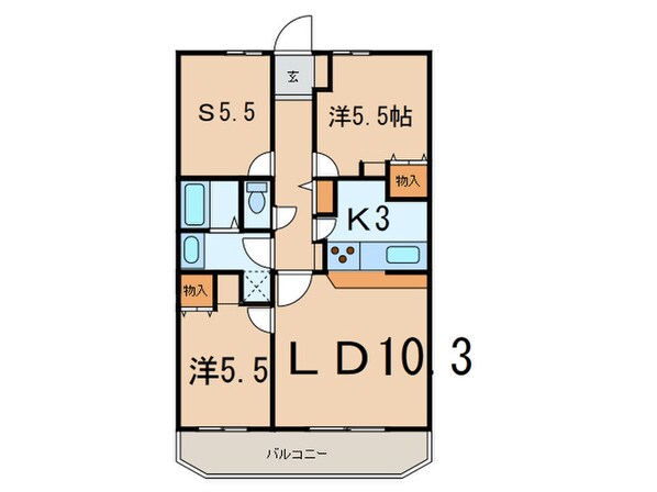 ＹＹパレスの物件間取画像